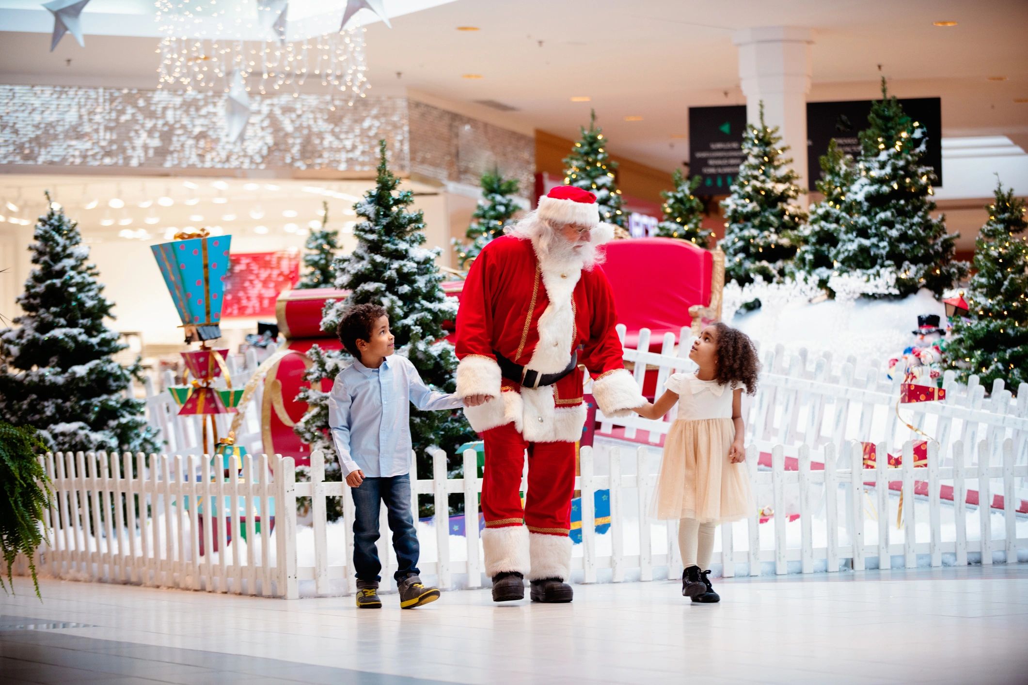 Santa Claus parade Christmas event professional entertainment festive