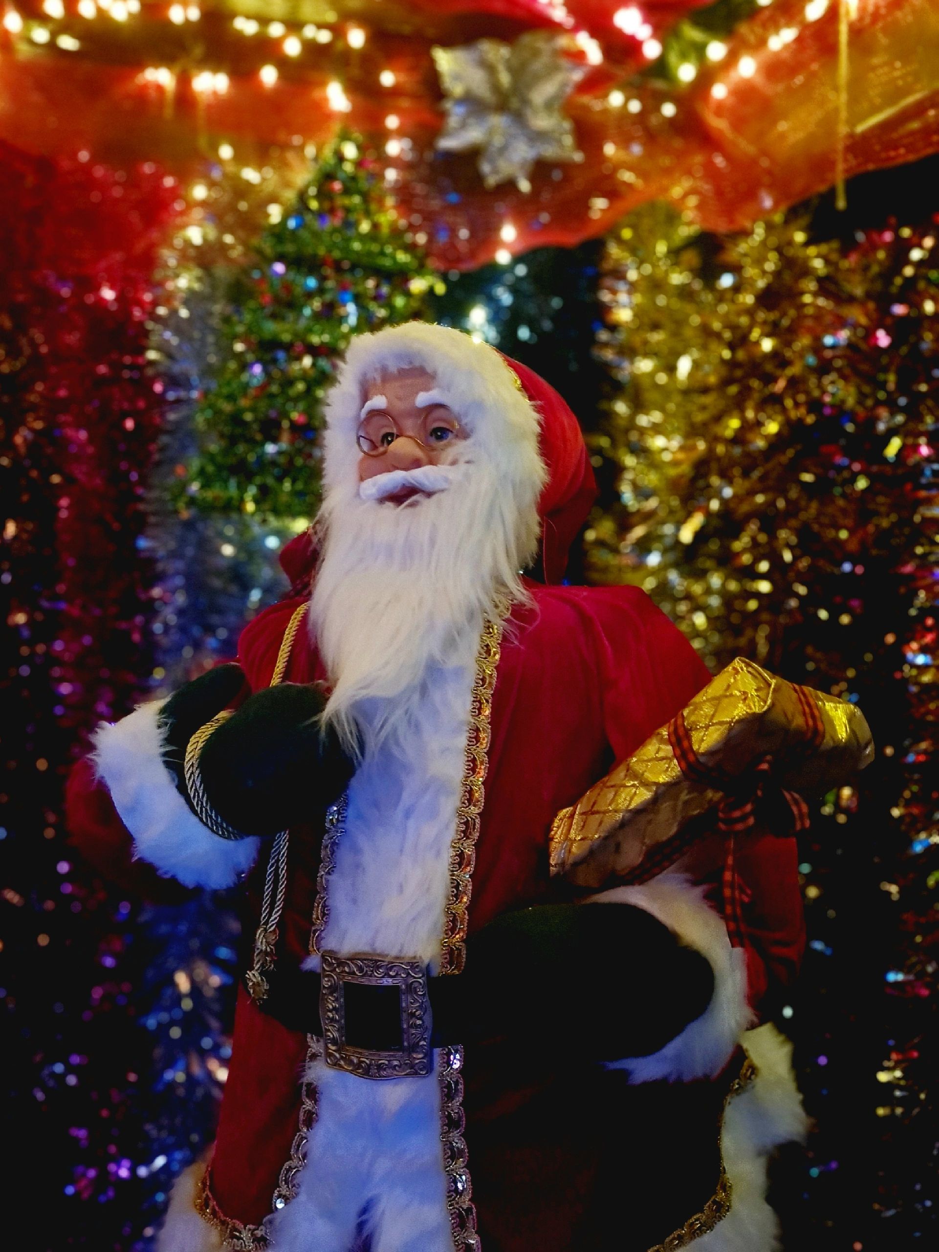 Santa at a charity Christmas event